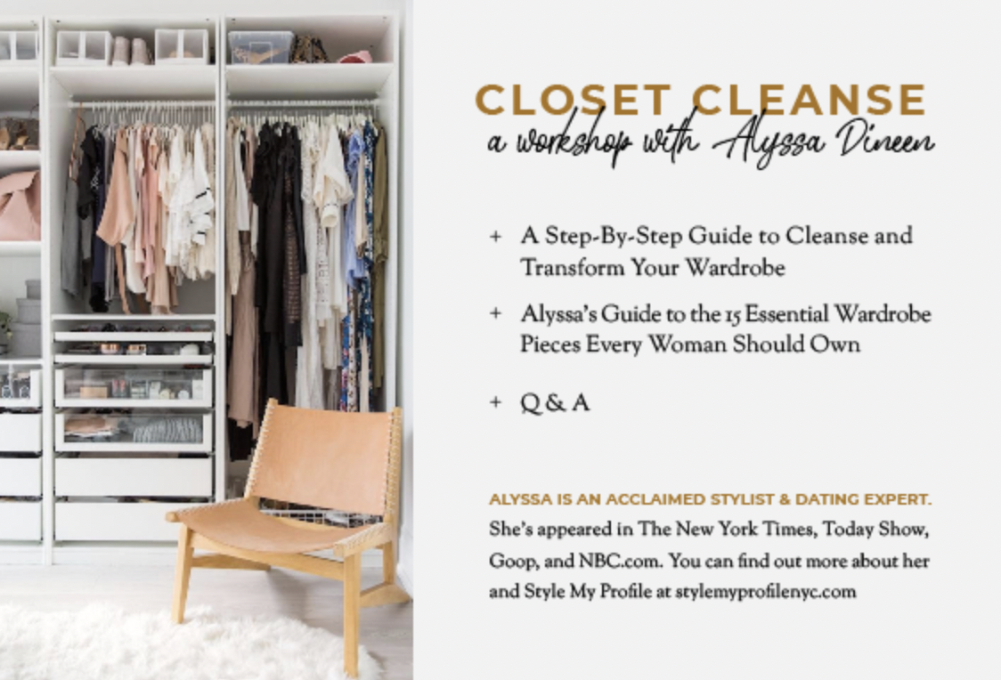 spring cleaning closet cleanse