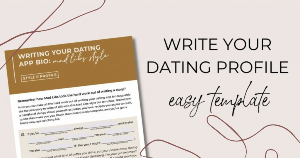 Blank Tinder Bio Template