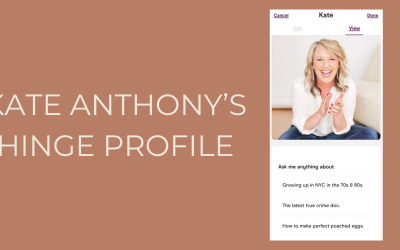 Kate Anthony’s Hinge Profile